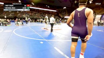 190 Class 4 lbs Quarterfinal - Trey Craig, Christian Brothers College vs Michael Held, Lee`s Summit