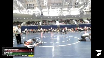 125 lbs Round 2 - Cameron Hershey, South Central Pa Wrestling Clu vs Blake Fry, Buffalo Valley Wrestling Club