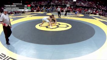 D3-157 lbs Champ. Round 1 - Rafael Gross, St. Paul vs Carson Campbell, Northmor