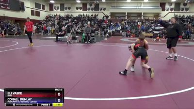 12U-5 lbs Round 1 - Eli Vaske, IAWC vs Conall Dunlay, McDominate Training Center