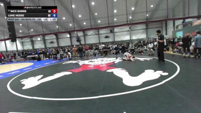 16U Boys FS - 106 lbs Cons. Round 4 - Nick Burns, CO vs Luke Hesse, MT