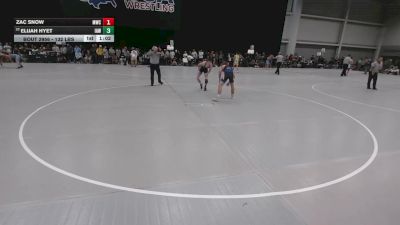 132 lbs Champ. Rd Of 64 - Zac Snow, MWC Wrestling Academy vs Elijah Hyet, Immortal Athletics WC