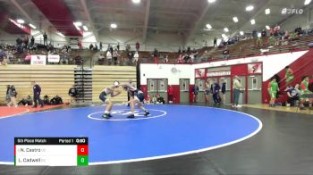 122-134 lbs 5th Place Match - Nicholas Castro, Decatur Central vs Lucas Cadwell, Decatur Central