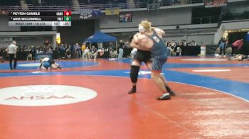 7A 215 lbs Cons. Semi - Jake Mcconnell, Prattville vs Peyton Gamble, Oak Mountain