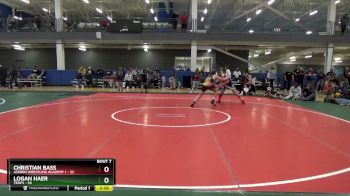 140 lbs Round 1 (16 Team) - Christian Bass, Askren Wrestling Academy 1 vs Logan Haer, Terps