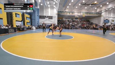 215 lbs Champ. Round 1 - Anthony Roblero, Sussex Central H S vs Ryan Collingsworth, Milford Senior