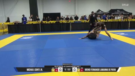 Michael Conte Jr. vs Breno Fernando Lamanna De Paiva 2026 Pan IBJJF Jiu-Jitsu No-Gi Championship
