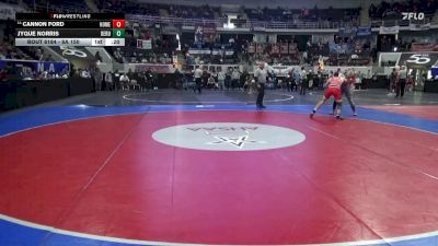 6A 150 lbs Cons. Round 3 - Cannon Ford, Homewood Hs vs Jyque Norris, Benjamin Russell