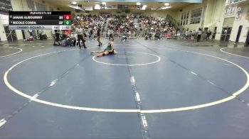 110 lbs Champ. Round 3 - Nicole Comia, Poly/Long Beach vs Janan Albouriny, Irvine
