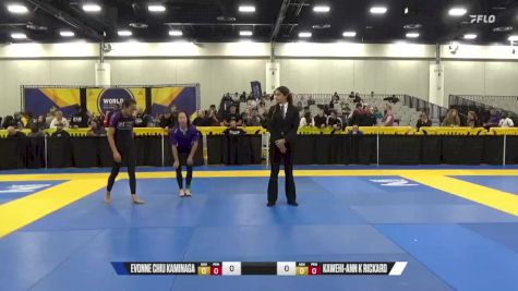 Kawehi-Ann K Rickard vs Evonne Chiu Kaminaga 2024 World IBJJF Jiu-Jitsu No-Gi Championship