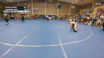 165 lbs 1st Place Match - Kanaipono Tapia, Menlo vs Jayden Luttrell, Unattached