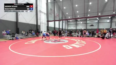 Junior FK - 132 lbs Cons. Semis - Andrew Stuart, Washington vs Dean Fowler, Shelton Wrestling Club