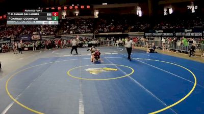G 114 lbs Champ. Round 1 - Charley Courville, Plaquemine Girls vs Alannah Gallagher, Benton Girls