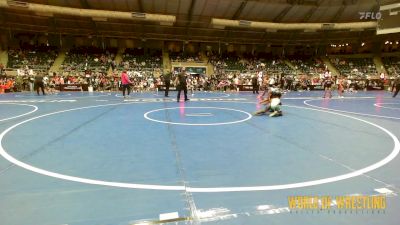 65 lbs Consi Of 4 - Rylee Beville, Cocoa Beach WC vs Gwen Briggs, Inland Elite Wrestling Club