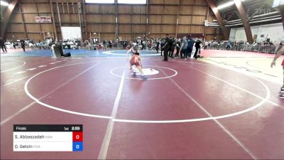 126A lbs Final - Sameer Abbaszadeh, Hammer Wrestling Club vs Quentin Getzin, Ithaca