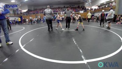 64 lbs Rr Rnd 1 - David Crocket, Tecumseh Youth Wrestling vs Tanion Green, Harrah Little League Wrestling