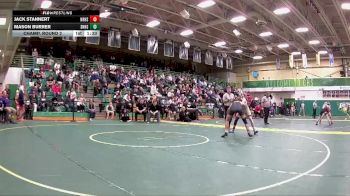 126 lbs Champ. Round 2 - Jack Stannert, North Royalton High School vs Mason Burrer, Sylvania Northview High School