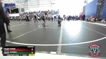 95 lbs Semifinal - Tyler Harris, Wildcat vs Diezel Russell, Winfield