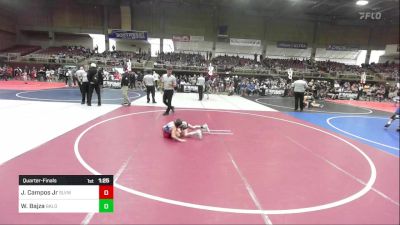 53 lbs Quarterfinal - Jose Campos Jr, Slvwc vs Wayne Bajza, Bald Eagle WC