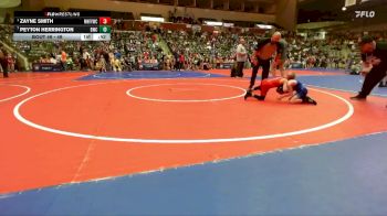 46 lbs 1st Place Match - Zayne Smith, Mountain Home Flyers Youth Wrestling Club vs Peyton Herrington, Battlefield Wrestling Club