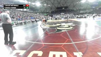 Girls 1B/2B/1A 155 Cons. Round 3 - Jessica Turner, Zillah (Girls) vs Taylor Van Winkle, Cashmere (Girls)