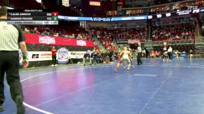 3A-120 lbs Cons. Round 3 - Caleb Arroyo, Urbandale vs Karson Pulver, Pleasant Valley