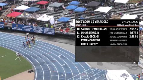 Youth Boys' 800m, Finals 5 - Age 13