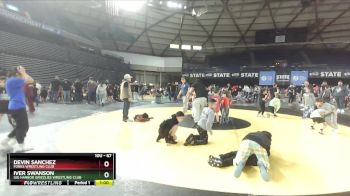 67 lbs Champ. Round 1 - Devin Sanchez, Forks Wrestling Club vs Iver Swanson, Gig Harbor Grizzlies Wrestling Club