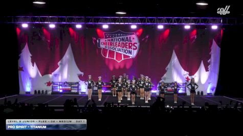 Pro Spirit - Titanium [2025 L2 Junior - Flex - D2 - Medium Day 1] 2025 NCA Holiday Classic
