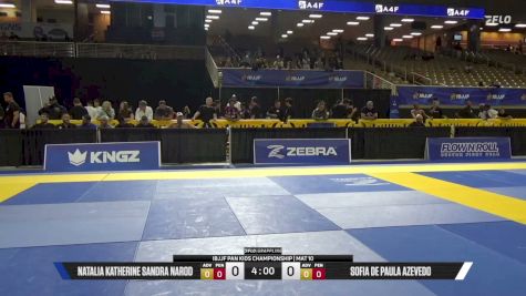 Natalia Katherine Sandra Narod vs Sofia De Paula Azevedo 2026 Pan Kids Jiu-Jitsu IBJJF Championship
