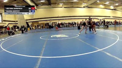 131 lbs 3rd Place Match - Marisa Moffitt, Indiana Tech University vs Jes`Onia Barefield, Georgetown College