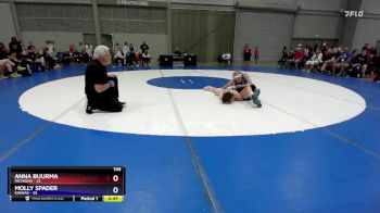 105 lbs Placement Matches (8 Team) - Anna Buurma, Michigan vs Molly Spader, Kansas