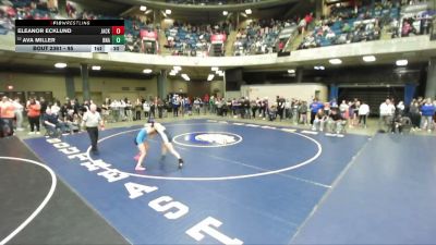 95 lbs Cons. Round 1 - Ava Miller, Rickover Naval Academy vs Eleanor Ecklund, Carmel Catholic