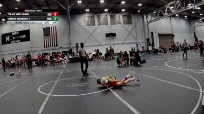72 lbs Cons. Semi - Zane Williams, Rampage Wrestling Club vs Arian Rideoutt, EP Rattlers