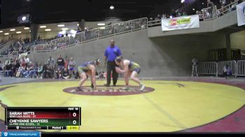 180 lbs Round 1 - Cheyenne Sawyers, La Pine High School vs Sarah Witts, Bend Lava Bears