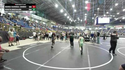 70 lbs Semifinal - Mansa Hannibal Grimes, Knights Youth Wrestling vs Rowyn Brethauer, Bear Cave