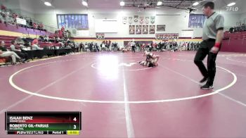138 lbs Champ. Round 1 - Isaiah Benz, WINNETONKA vs Roberto Gil-Farias, FH CENTRAL