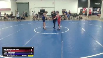 114 lbs Semis & 1st Wrestleback (8 Team) - Kelby Gosserand, Louisiana vs Levi Wheeler, Oklahoma Blue