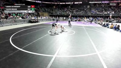 Quarterfinal - Gavin Braun, Kimball/White Lake/Platte-Geddes vs Aiden Schrempp, Canton