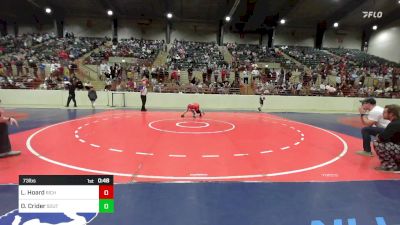 73 lbs Consi Of 8 #2 - Liam Hoard, Richmond Hill Wrestling Club vs Owen Crider, South Paulding Junior Spartans Wrestling Club