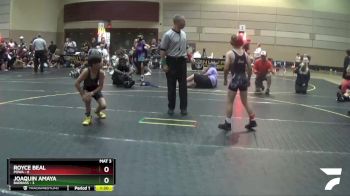 78 lbs Round 3 (6 Team) - Royce Beal, POWA vs Joaquin Amaya, BadBass