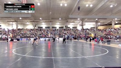 A 165 lbs Champ. Round 1 - Michael Long, Sycamore High School vs Thomas Solomon, Eagleville High School
