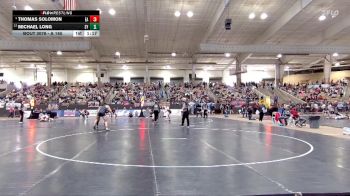 A 165 lbs Champ. Round 1 - Michael Long, Sycamore High School vs Thomas Solomon, Eagleville High School