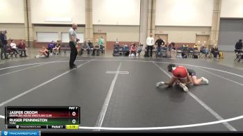 115 lbs Cons. Semi - Ruger Pennington, TCWC vs Jasper Croom, Grappling House Wrestling Club