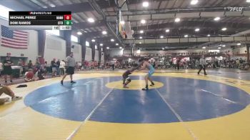 155 lbs Round 2 (12 Team) - Michael Perez, Mat Assassins White vs Dom Ramos, Steller Trained Fox