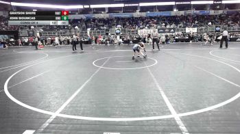 66 lbs Consi Of 4 - Grayson Shute, Panther Powerhouse vs John Sioumcas, King Select Wr Ac