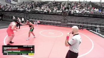 285 lbs Champ. Round 1 - Raymond Tongolei, Kearns vs Shahram Hakimi, East