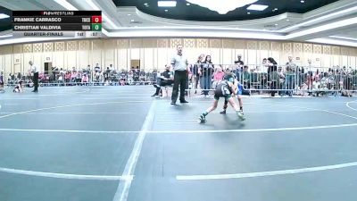 54 lbs Quarterfinal - Frankie Carrasco, Tucson Cyclones vs Christian Valdivia, Total Kaos WC