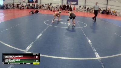 84 lbs Rd# 8- 12:30pm Saturday Final Pool - Nicholas Rubio, Terps Xpress vs Maverick Sanchez, Rough House