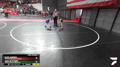 65 lbs Cons. Round 2 - Alex Askren, Askren Wrestling Academy vs Rori Butcher, Wrightstown Wrestling